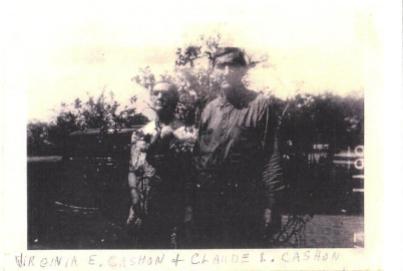 My great grandfather Claude Lee Cashon