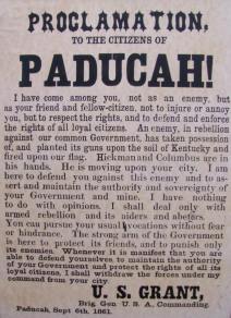 Paducah Proclamation of Grant.